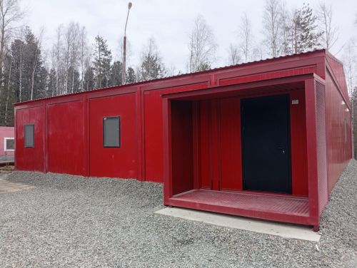 Модульное здание столовая на 70 мест